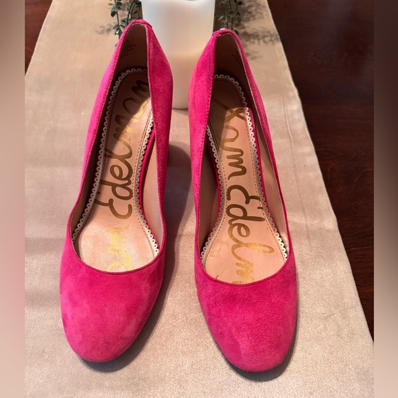 Sam Edelman pink block heels - Picture 3 of 6